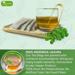 Load image into Gallery viewer, TOG999, Premium 120 Moringa Leaf Tea Bags, 100% Natural &amp; Pure. Loose Leaf Moringa Herbal Tea. No Sugar, No Caffeine, No Gluten, Vegan.