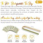 Load image into Gallery viewer, FreshDrinkUS, Premium 45 Ginger Turmeric Tea Bags, 100% Natural Ingredients, Hand-made Blend of Ginger and Turmeric Herbal Tea, Eco-conscious Tea Bags. No Sugar, No Caffeine, No Gluten, Vegan.