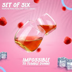 Load image into Gallery viewer, Cool Shot Glasses Set, Round Bottom Balancing Heavy Base Clear Glass, Tequila Vodka Scotch and Liquor Cordial Mini Cups, 2 oz, 6 pcs Gift set