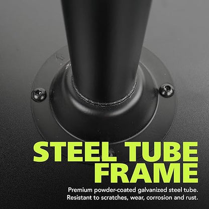 Pearington Santina 2 Pack Round Bar and Pub Table, Black