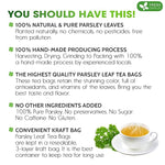 Load image into Gallery viewer, FreshDrinkUS, Premium 15 Parsley Leaf Tea Bags, 100% Natural &amp; Pure from Parsley Leaves. Loose Leaf Parsley Herbal Tea. Made with Natural Material Tea Bags. No Sugar, No Caffeine, No Gluten, Vegan.