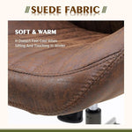 Load image into Gallery viewer, High Back Office Chair,Modern Swivel Office Chair,Brown Suede Fabric Gaming Chair,Height Adjustable Home Office Desk Chair with Lumbar Support