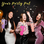 Load image into Gallery viewer, Made in USA - Personalized 40 Oz Tumbler with Handle and Straw - Custom Birthday Gifts with Name/Birth Flower for Wowen Girlfriend- Personalized Tumbler Bridesmaid Gifts for Wedding