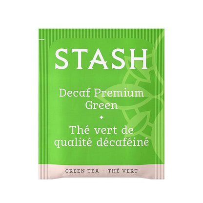 Stash Tea Decaf Premium Green Tea, Box of 100 Tea Bags (Packaging May Vary)