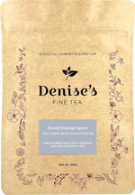 Load image into Gallery viewer, Denise's Fine Tea, USDA Organic, Decaf Orange Spice, Decaf Flavored Black Tea, Loose Leaf (100g) - Caffeine removed naturally using CO2