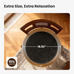 Load image into Gallery viewer, PHI VILLA 30 inch Bar Height Stools Set of 2,Swivel Wooden Barstools Tall Upholstered Faux Leather Barstool with Back,Vintage Bar Height Chairs,Kitchen Stools