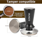 Load image into Gallery viewer, 53mm Coffee Espresso Tamper，Premium Barista Coffee Press with Calibrated Spring Loaded WDT Tool，100% Stainless Steel Flat Base Tamper for Espresso Coffee Machine Fits
