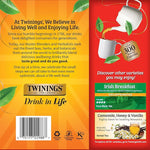 Load image into Gallery viewer, Twinings Decaffeinated English Breakfast Black Tea Individually Wrapped Bags, 100 Count (Pack of 1), Smooth, Flavourful Black Tea, Enjoy Hot or Iced, 100 Teabags