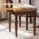 Load image into Gallery viewer, Vintage Solid Wood Vanity Chair - Compact Makeup Stool Accent Chair for Small Spaces Living Room