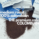 Load image into Gallery viewer, Ground Coffee | Colombian Medium Roast Low Acid Mold Free Pouches | Bulk Packets | Gourmet Columbian Powder Packs for 12 Cup Drip Maker | Premium Highest Rated Individual Premeasured Commercial Bags