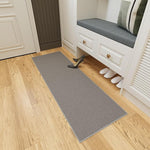 Load image into Gallery viewer, Ottomanson Hallway Runner Rug 2'2" x 6' Non Slip Solid Area Rugs Easy to Clean Laundry Rug Runner Durable &amp; Pet Friendly Floor Carpet Runners for Hallways Entryway Living Room Kitchen, Gray