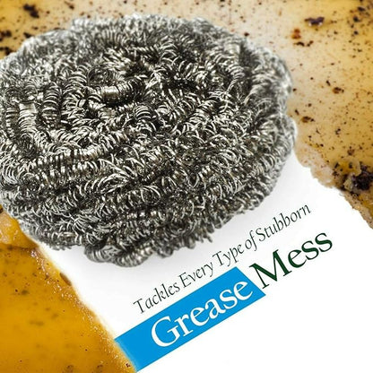 Stanley Home Products Degreaser Concentrate (32 fl. oz.) with Stainless Steel Kitchen & Kettle Cleaner Sponges – Removes Grease & Grime