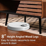 Load image into Gallery viewer, Wood Rectangle Coffee Table with Storage, Mid Century Modern Coffee Table, Living Room Center Table for Home, Apartment, Office, Walnut/Black