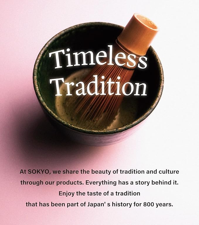 SOKYO ceremonial matcha powder series Rich and full-bodied flavor powdered green tea Japanese matcha (1.05oz / 30g, Fuji Ceremonial Q)