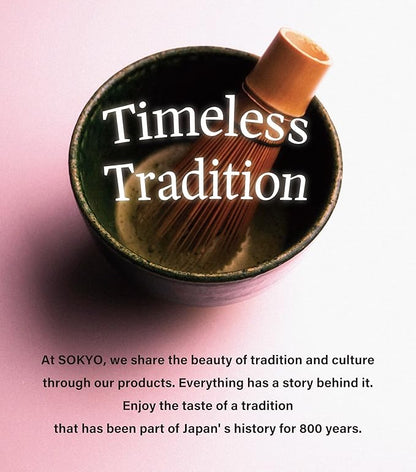 SOKYO ceremonial matcha powder series Rich and full-bodied flavor powdered green tea Japanese matcha (1.05oz / 30g, Fuji Ceremonial Q)