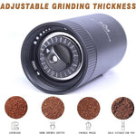 Load image into Gallery viewer, Manual Coffee Bean Grinder Internal Adjustable Setting Double Bearing Positioning, hand burr coffee grinders for home use Perfect for Camping