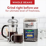Load image into Gallery viewer, San Francisco Bay Whole Bean Coffee - DECAF Bay Bridge Blend (2lb Bag), Medium Roast, Swiss Water Processed