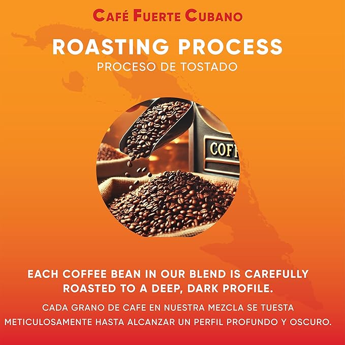 Café Fuerte Cubano, Aluminum Espresso Capsules, Compatible with Nespresso Original Machines, Dark Roast, Intensity 13, High Caffeine, Recyclable Coffee Pods, Roasted and Packaged in USA (40 Count)