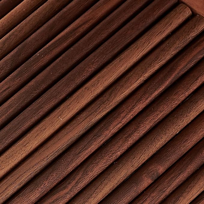 NORDICANA Single Accent Side Table for Living Room, 19.6 Inch Wide 19.6 Inch Tall Walnut Color Round End Table for Sofa, Accent Chair, Manufactured Wood Top with Walnut Veneer