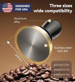 Load image into Gallery viewer, 51mm Espresso Tamper with Auto-Return Spring Coffee Accessory,Level Press Anti-Tilt Design,304 Stainless Steel Base,Easy Clean,Professional Ergonomic Handle