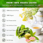 Load image into Gallery viewer, FreshDrinkUS, Premium 135 Guava Leaf Tea Bags, Handmade, From Great Origin, 100% Natural and Pure. Guava Tea, Loose Leaf Herbal Tea. No Sugar/Caffeine/Gluten, Vegan.