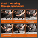 Load image into Gallery viewer, MHW-3BOMBER 45.5mm Espresso Tamper - 3 Spring Loaded Coffee Tamper with Sound Feedback - Barista Calibrated Tamper with 15lb / 30lbs Replacement Springs - Compatible for Flair Pro and Pro 2 T7074T-OS