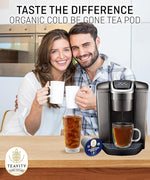 Load image into Gallery viewer, Organic Rooibos Tea Pods for Keurig with Lemon, Mint, Licorice - Unsweetened Decaf Tea for K Cup Brewing - Cold Be Gone by Teavity (24 Tea Pods)