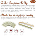 Load image into Gallery viewer, 60 Hot Special Cinnamon Tea Bags – Special Blend of Cinnamon, Black Tea, Orange Peel and Cloves, 100% Natural Ingredients, Hand-made Blend Herbal Tea. Eco-conscious Tea Bags. No Sugar, No Caffeine, No Gluten, Vegan.