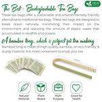 Load image into Gallery viewer, FreshDrinkUS, Premium 75 Lotus Leaf Tea Bags, 100% Natural &amp; Pure from Lotus Leaves. Loose Leaf Lotus Herbal Tea. Made with Eco-Conscious Tea Bags. No Sugar, No Caffeine, No Gluten, Vegan.