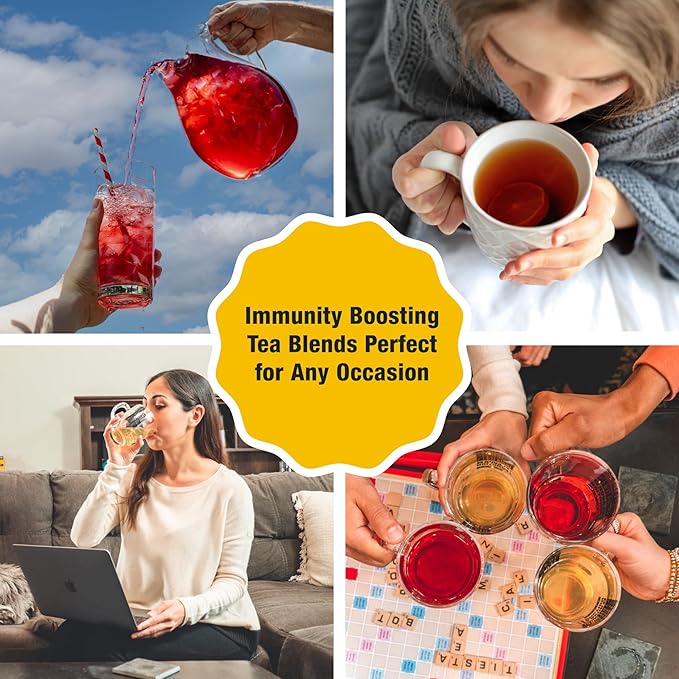 Tiesta Tea - Orange Tango, Loose Leaf, Orange Hibiscus Herbal Tea, Premium Non-Caffeinated Fruit Blend, Makes Hot or Iced & Up to 200 Cups, 16oz Resealable Pouch