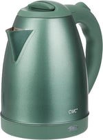 Load image into Gallery viewer, COOK WITH COLOR Electric Kettle - Rapid Boil, Sleek Design, and Safety Features - Great for Quick and Easy, Stainless Steel Sage, 1.7 Liters