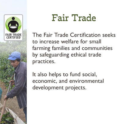 Fresh Roasted Coffee, Organic Peru | Mold & Myco 3rd Party Tested, USDA Organic, Kosher | Med Roast 2 lb (32 oz) Whole Bean