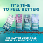 Load image into Gallery viewer, Organic Mushroom Decaffeinated Coffee Dark Roast, Swiss Water Water Process, Red Reishi &amp; Chaga, Decaf for Calm and Relaxed Focus, Grade 1 Single Origin Peruvian 12oz - Ground (2 Pack)