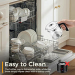 Load image into Gallery viewer, Milk Frother and Steamer, 6 in 1 Milk Steamer and Milk Warmer, 17oz Auto Shut Off Electric Frother with Touch Screen, Hot/Cold Foam Maker for Coffee, Latte, Cappuccino, Hot Chocolate