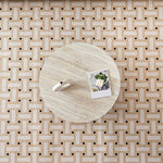 Load image into Gallery viewer, 31.5" Modern Round Coffee Table,Small Coffee Tables Center Table with Metal Legs Wood Mars Marble-Patterned Tabletop for Living Room Office Apartment,Easy to Assemble, Wood Mars Marble