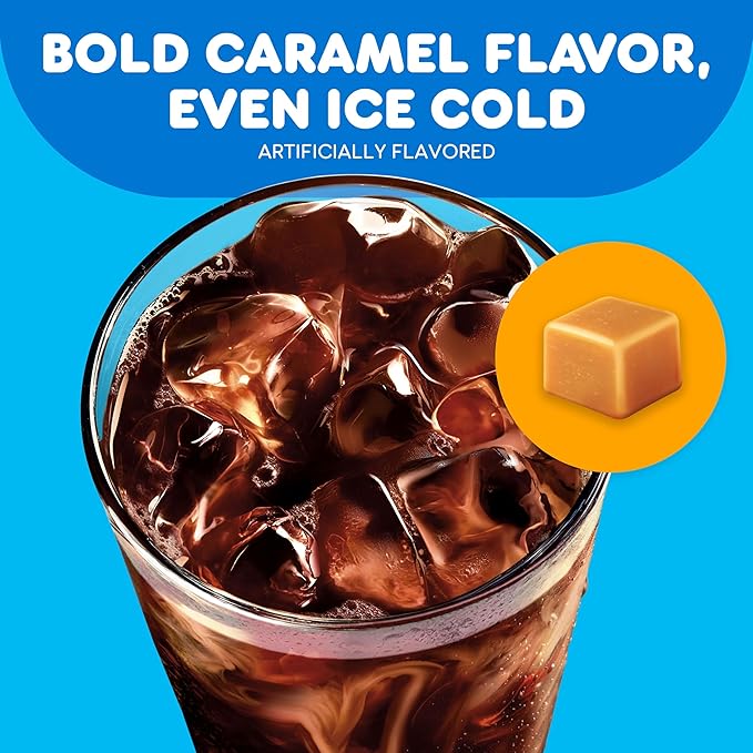 Dunkin' Cold Caramel Flavored Coffee, 60 Keurig K-Cup Pods