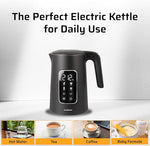 Load image into Gallery viewer, Epsilon LCD Electric Kettle 1100W - 1.7L Hot Water Tea Kettle with Digital Display, Temperature Control, Fast Boil, BPA-Free Electric Teapot with Auto Shut-Off &amp; Boil Dry Protection