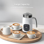 Load image into Gallery viewer, Maestri House Milk Frother, Variable Temp and Froth Thickness Milk Frother and Steamer, 14.1OZ/400ML Smart Touch Control Foam Maker, Memory Function for Latte, Warm Milk, Hot Chocolate