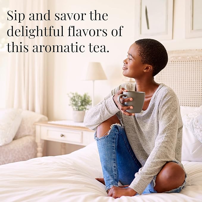 The Republic of Tea - Earl Greyer Black Tea Tin, 50 Tea Bags, Naturally Caffeinated