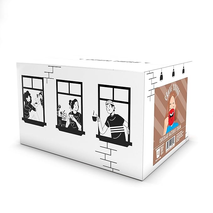 Crave Beverages Chocolate Hazelnut Creme Coffee Pods for Keurig K Cup Brewers, 40 Count