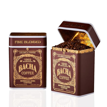 Bacha Coffee | Mombasa Song Fine Blended Signature Nomad Collection, 100% Arabica Specialty Coffee, Whole Beans, Medium Roast, 250g