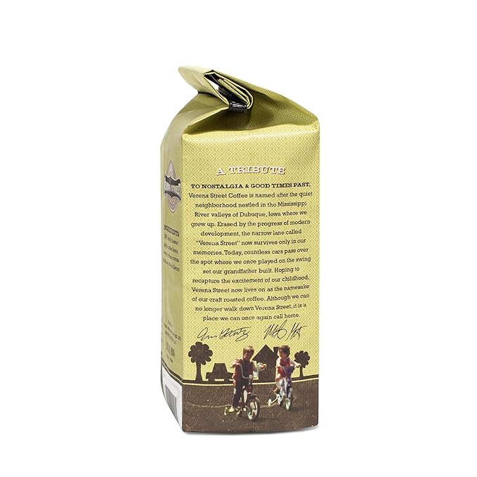 Verena Street 10 Ounce Ground, Swiss Water Process Decaf, Mississippi Grogg Decaffeinated, Medium Roast Rainforest Alliance Certified Arabica Coffee