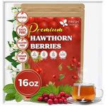 Load image into Gallery viewer, FreshDrinkUS, 16oz Premium Dried Hawthorn Berries – All-Natural, Non-GMO, Perfect for Tea, Smoothies, Baking &amp; Snacking – Healthy, Versatile Superfood