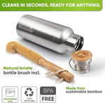 Load image into Gallery viewer, Blockhütte Vacuum Insulated Stainless Steel Water Bottle - 34 oz | Wide Mouth Insulated Metal Bottle for Cold Drinks | Perfect for Travel, School, Kids, Adults, Water Canteen, BPA-Free