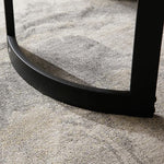 Load image into Gallery viewer, Wahson Mid-Century Modern Coffee Table, 23.5" Wide Round Coffee Table for Living Meeting Room/Reception Room/Office/Espresso with Black Iron Legs, Rustic Brown