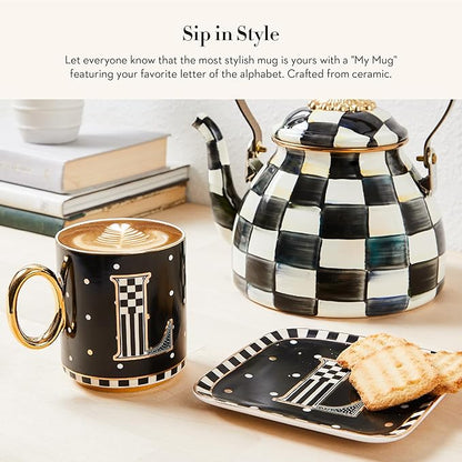 MACKENZIE-CHILDS My Mug, Decorative Ceramic Coffee Mug with Handle, A
