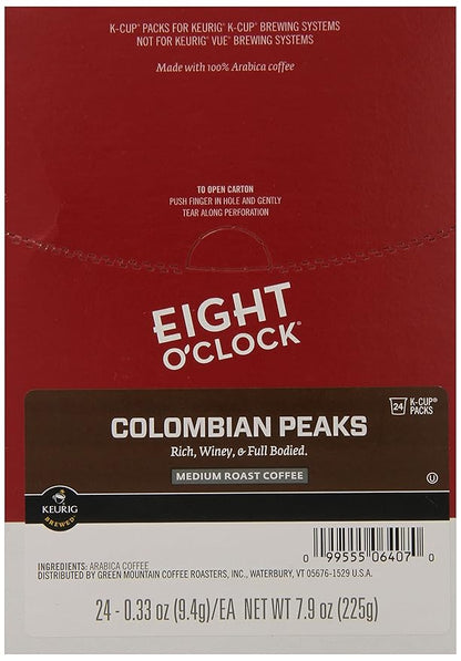 Eight O Clock Coffee, Colombian Peaks, 192 Count