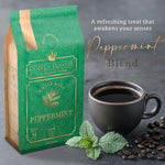 Load image into Gallery viewer, Mint Flavored Whole Bean Coffee – 100% Arabica, Single Origin, Medium Roast, Naturally Sweetened, Refreshing and Invigorating – by Coffea Flavor