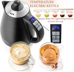 Load image into Gallery viewer, Mixpresso Electric Kettle Temperature Control, Hot Water Kettle Electric, Cordless 1 Liter Capacity, Keep Warm &amp; Led Indicator, Auto-Shutoff, Boil-Dry Protection, Black Electric Kettle