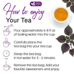 Load image into Gallery viewer, FreshDrinkUS, Premium Perilla Leaf Tea – 40 Tea Bags | 100% Pure Perilla Leaves | Caffeine-Free, Non-GMO, Natural Packaging | Herbal Tea Bags for Daily Enjoyment. Gluten-Free. Sugar-Free. Vegan